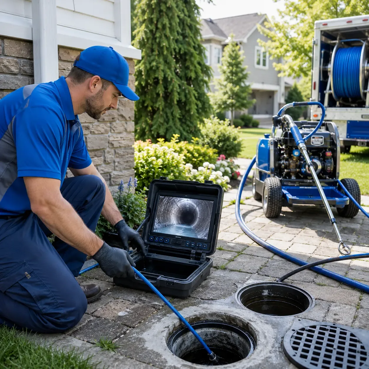 Outdoor drain cleaning professionals serving Randlett, OK